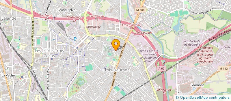 localisation de l'entreprise M.O.T à TOULOUSE
