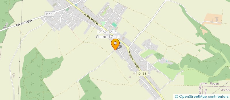 localisation de l'entreprise M O T C E AGENCEMENT  LA NEUVILLE-CHANT-D'OISEL