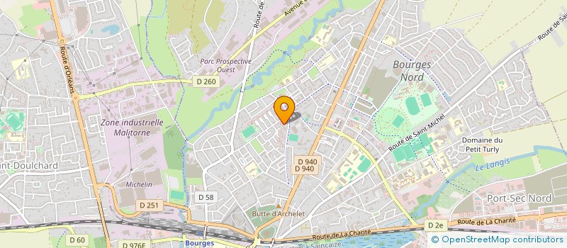 localisation de l'entreprise M'OFFICE  BOURGES