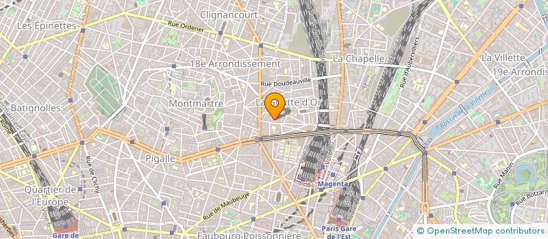 localisation de l'entreprise M ON JU JING  PARIS