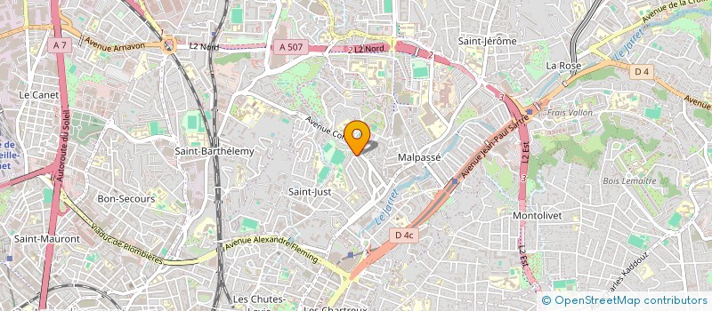 localisation de l'entreprise M'ONE ASSURANCES à MONTPELLIER