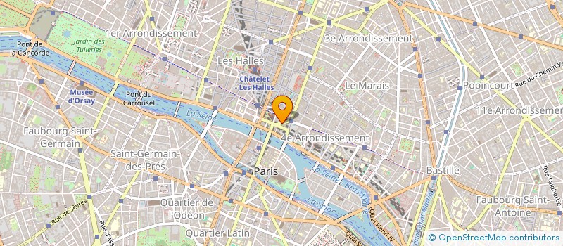 localisation de l'entreprise M OPTIQUE à PARIS