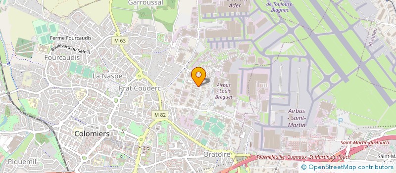 localisation de l'entreprise M-ORTHOPEDIE à COLOMIERS