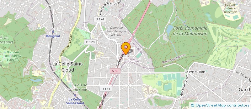localisation de l'entreprise M OUTILS SARL à LA CELLE-SAINT-CLOUD