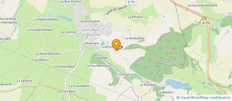 localisation de l'entreprise M.P.2.A  SAINT-MARS-LA-REORTHE