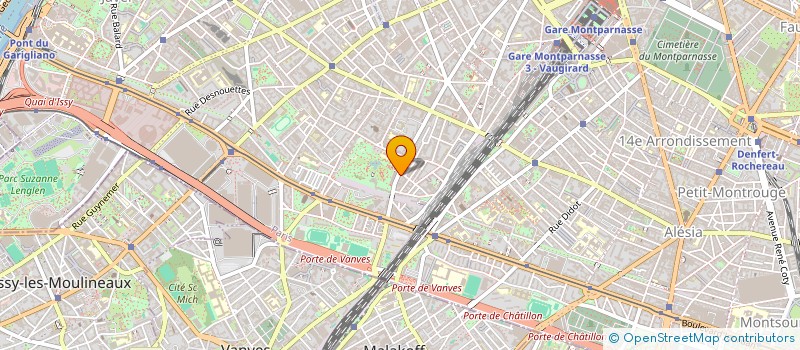 localisation de l'entreprise M.P.  PARIS