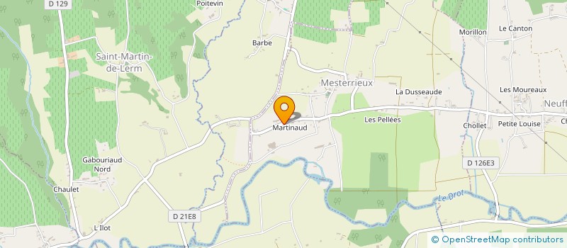 localisation de l'entreprise M.P  MESTERRIEUX