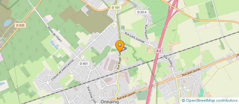 localisation de l'entreprise M.P.  ONNAING