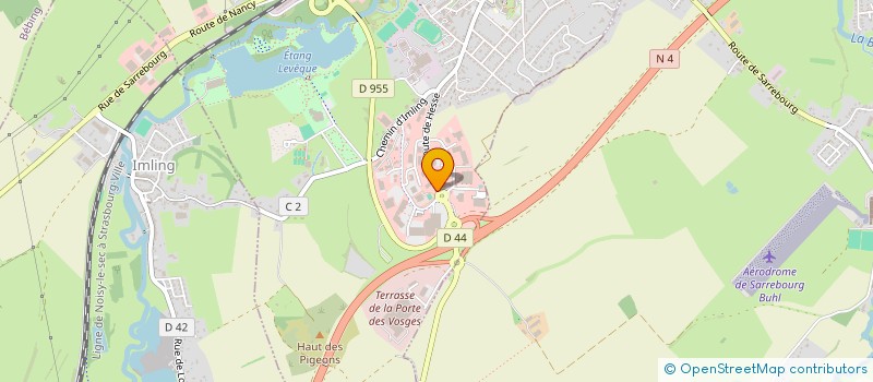 localisation de l'entreprise M&P  SARREBOURG
