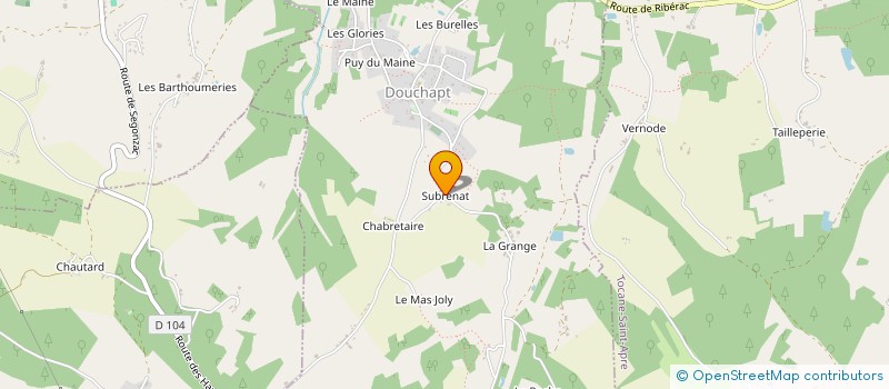 localisation de l'entreprise M.P.A. à DOUCHAPT