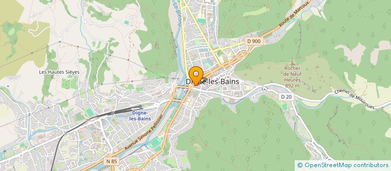 localisation de l'entreprise M.P.A à DIGNE-LES-BAINS