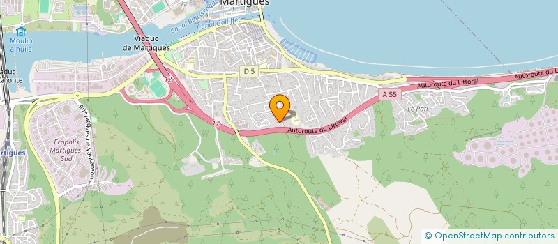 localisation de l'entreprise M.P.A  MARTIGUES