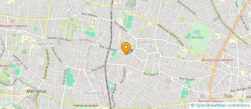 localisation de l'entreprise M&P ASSOCIES  BORDEAUX