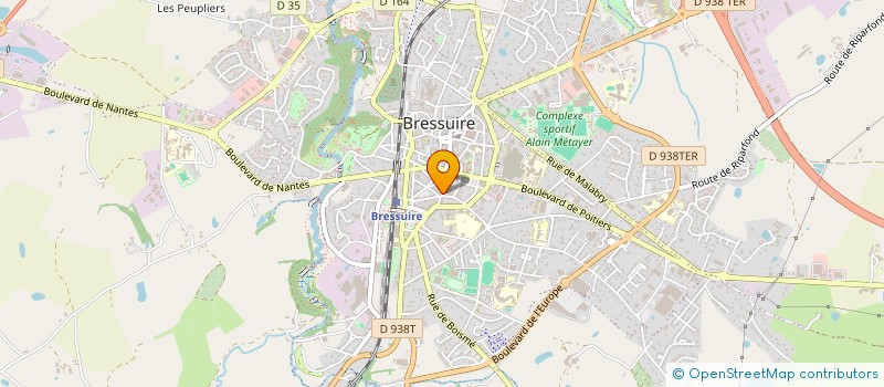 localisation de l'entreprise M.P.B. 23  BRESSUIRE