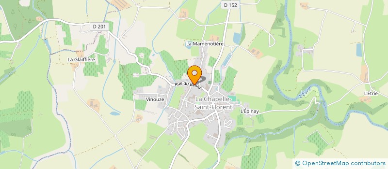 localisation de l'entreprise M.P.B.  MAUGES-SUR-LOIRE