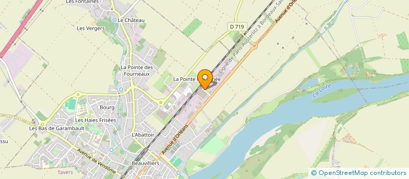 localisation de l'entreprise M.P.B. à BEAUGENCY