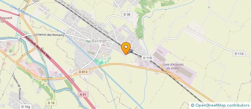 localisation de l'entreprise M.P.B  BAZIEGE