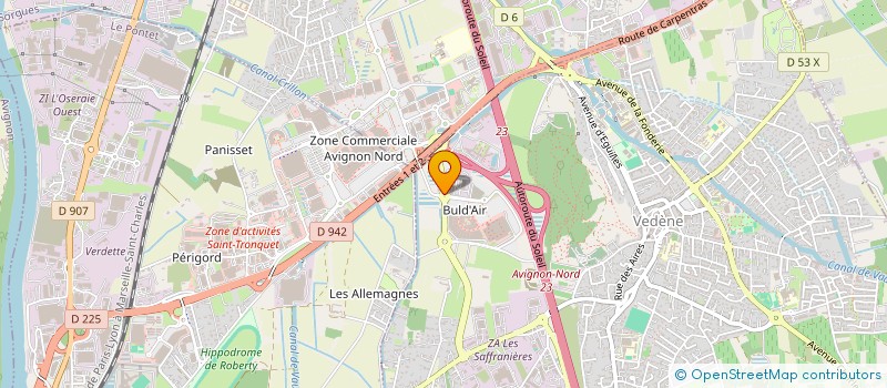 localisation de l'entreprise M.P.B.P.FONTANA à VEDENE