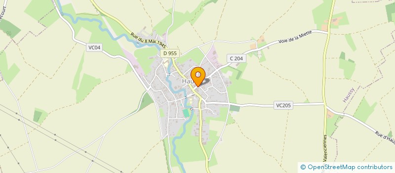 localisation de l'entreprise M.P. BOUCHERIE  HAUSSY