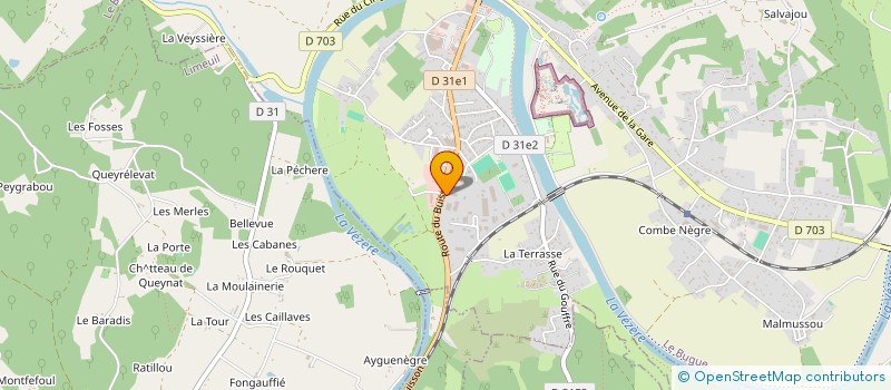 localisation de l'entreprise M.P.C.  JOURNIAC