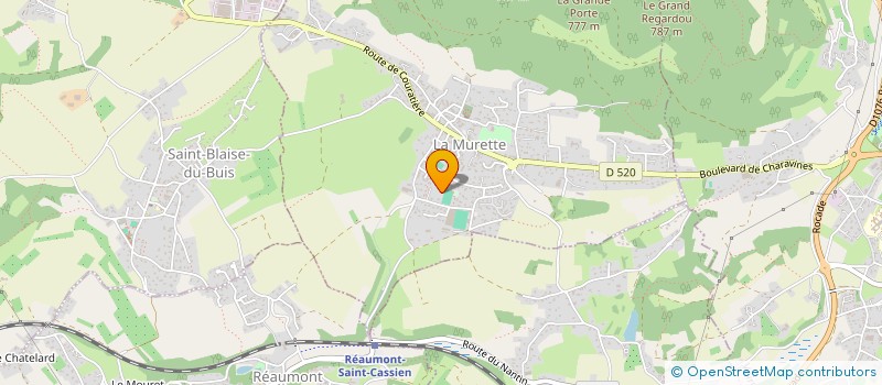 localisation de l'entreprise M P C  LA MURETTE