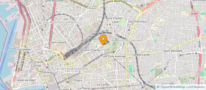 localisation de l'entreprise M P C à MARSEILLE