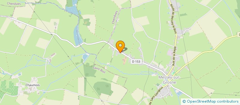 localisation de l'entreprise M P C  MESSEY-SUR-GROSNE