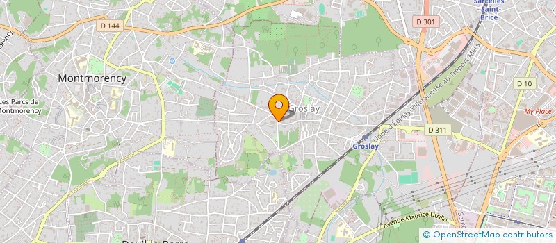 localisation de l'entreprise M P C  GROSLAY