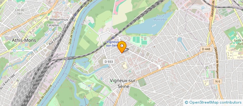 localisation de l'entreprise M.P.C à VIGNEUX-SUR-SEINE