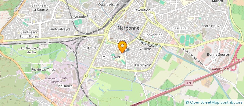 localisation de l'entreprise M.P.C  NARBONNE