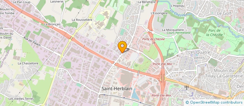 localisation de l'entreprise M.P.C.A.R. IMMOBILIER  SAINT-HERBLAIN