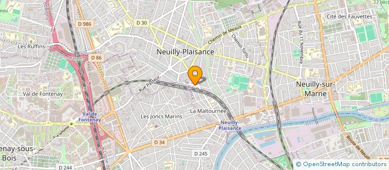 localisation de l'entreprise M P C E à NEUILLY-PLAISANCE