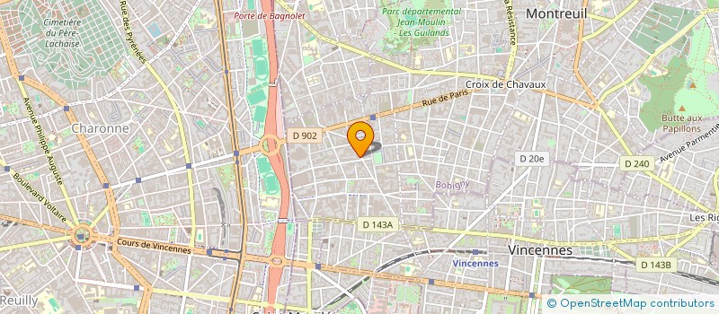 localisation de l'entreprise M P C I E SARL à MONTREUIL