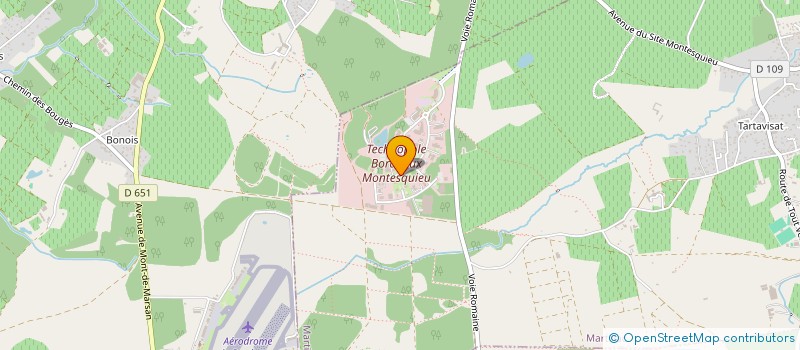 localisation de l'entreprise M P C INFORMATIQUE ET RESEAUX à MARTILLAC