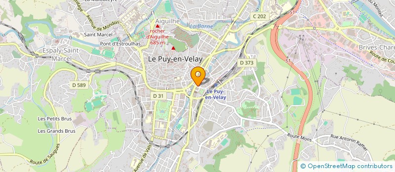 localisation de l'entreprise M.P CAFETERIA à LE PUY-EN-VELAY