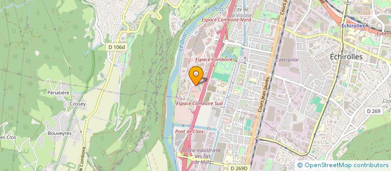 localisation de l'entreprise M & P CHARPENTE à DOMENE