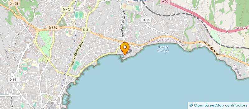 localisation de l'entreprise M.P. CONSEILS à LA CIOTAT