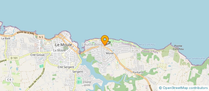 localisation de l'entreprise M&P CONSEILS à LE MOULE