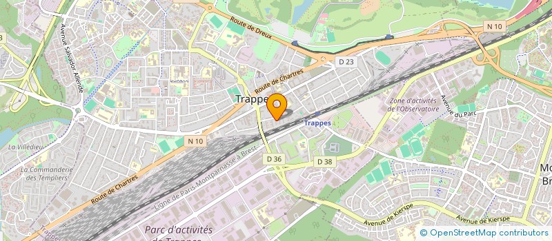 localisation de l'entreprise M P DA ROCHA à TRAPPES