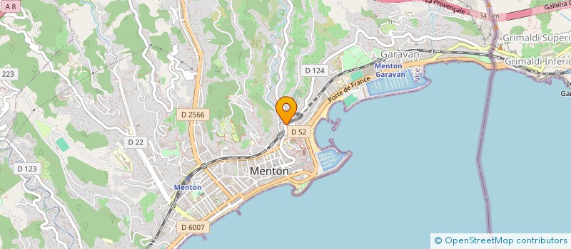 localisation de l'entreprise M.P.E.M à MENTON
