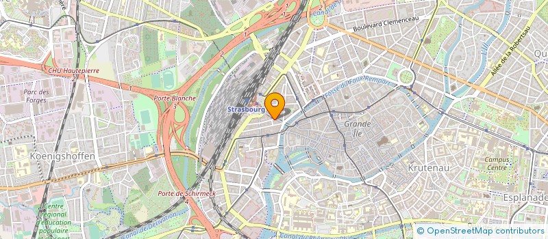localisation de l'entreprise M P EPILATION à STRASBOURG
