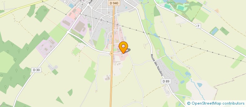 localisation de l'entreprise M.P.F. INDUSTRIE  AUBIGNY-SUR-NERE