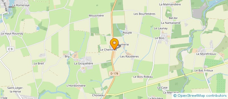 localisation de l'entreprise M.P.F.(MAISON PLAN FABRICATION) BATI BOIS  TRANS-SUR-ERDRE