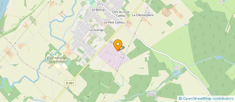 localisation de l'entreprise M P G à DRY