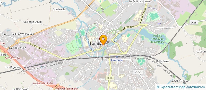 localisation de l'entreprise M.P.G. à LAMBALLE-ARMOR