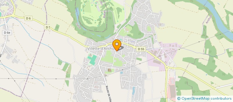 localisation de l'entreprise M.P.I  VILLETTE-D'ANTHON