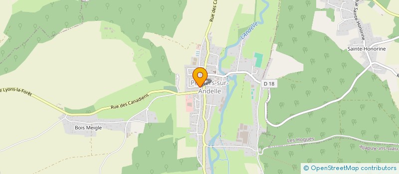 localisation de l'entreprise M.P.I à PERRIERS-SUR-ANDELLE