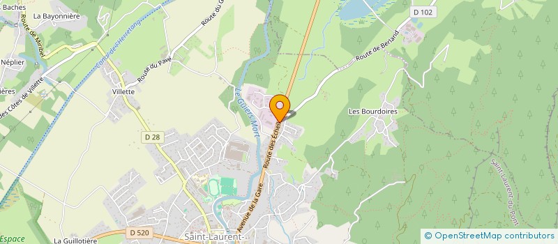 localisation de l'entreprise M P I INTERFACE  SAINT-LAURENT-DU-PONT