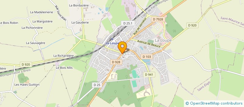localisation de l'entreprise M P INFORMATIQUE à LA LOUPE