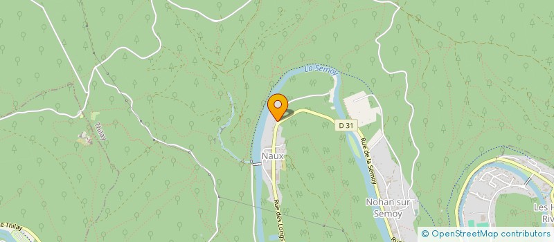 localisation de l'entreprise M.P.J.  THILAY